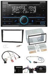 Kenwood CD 2DIN DAB USB Lenkrad Bluetooth Autoradio für Opel Corsa D 2006-2008 s