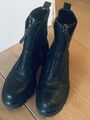 Boots Stiefeletten Echtleder GABOR schwarz Gr. 36 Top