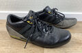 adidas PORSCHE DESIGN Herren Gr. 43 1/3 Sneaker Leder Halbschuhe schwarz grau d7