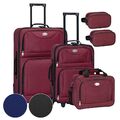 Koffer Reisekoffer Kofferset Weichschale 5 teilig Trolley Rollen Set Juskys®