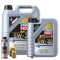 Motoröl 5W30 LIQUI MOLY 6L+HENGST Ölfilter+Ölschlammspülung+Ölablassschraube