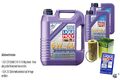 MANN-FILTER Ölfilter 7 L Liqui Moly Leichtlauf High Tech 5W-40 für Seat Audi