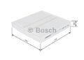 BOSCH 1 987 432 216 Innenraumfilter Filter Pollenfilter für MITSUBISHI CITROËN