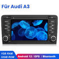 32GB Android 12 Autoradio GPS Navi RDS BT DAB Für Audi A3 S3 RS3 8P 8V 2003-2012