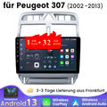 Android 13 Carplay Autoradio Für Peugeot 307 SW CC 2002-13 GPS Navi Android Auto