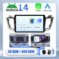 Android 14 Autoradio Für Toyota RAV4 2013-2018 GPS Navi Carplay DAB Auto WIFI BT