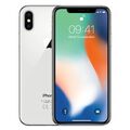 APPLE iPhone X 64GB Silber - Gut - Smartphone