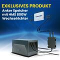 Anker SOLIX Solarspeicher 1600Wh mit Hoymiles HMS-800W-2T WIFI Wechselrichter