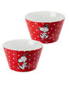 Peanuts Snoopy Porzellan Müslischale Red Dots / Black Dots 500ML