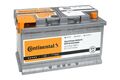 Continental Autobatterie 80Ah 12 V Starterbatterie 800 A Bleisäure Batterie 