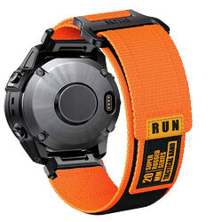 Quick Fit Nylon Armband Für Garmin Fenix 7 7X 6 6X Pro 5 5X Plus Mk3i 2i 965 955