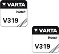 2x VARTA V319 Uhren-Batterie Knopfzelle SR64 SR527 Uhrenbatterie/Silberoxid