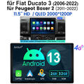 Für Fiat Ducato Citroen Jumper DAB Android 13 Autoradio Carplay GPS Navi 2+32GB