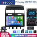 DAB+ Autoradio Android 13 2+32G Für VW Touareg 7L 2003-2010 Carplay GPS Navi Kam