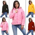 Kruze Damen Puffer Jacke Damen Kapuze Wattiert Puffer Winter Warm Freizeit Mantel