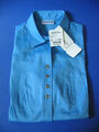 Damen Bluse Gr. 40 blau Modell Anna Loos neu mit Etikett Baumwolle Sommermann