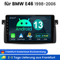 2GB+64GB Android 13 Autoradio Navi GPS für 3er BMW E46 318 320d 325i WiFi DAB+