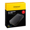 Festplatte extern Intenso 4TB HDD Memory Center 3,5 Zoll USB 3.0 schwarz