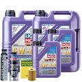 Motoröl 5W40 LIQUI MOLY High Tech 13L +MANN Ölfilter +Spülung +Cera Tec