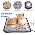 Haustiere Wärmematte Kissen Heizung Katze Hunde Heizdecke Wasserdicht M/L NEU 