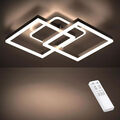 LED Design Deckenleuchte Dimmbar Deckenlampe mit Fernbedienung Wohnzimmer Flur