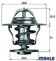 MAHLE TX1380D Thermostat für Kühlmittel Thermostat Kühlmittel 