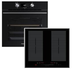 Herdset Küppersbusch Backofen Pyrolyse Pizzastufe mit Induktionskochfeld 60cm