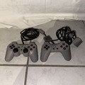 Original Playstation 2 x PS1 PSX Controller Gamepads, davon 1x Dualshock Grau