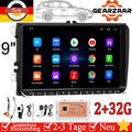 9" Autoradio Carplay Android 12 GPS Navi RDS für VW GOLF 5 6 Passat Touran 2+32G