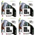 Micro SD Karte SPEICHERKARTE 32GB 64GB 128GB 256GB 512GB Kingston 100MB/s UHS-I