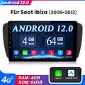 Für Seat Ibiza IV 6J 6P 2009-2013 64GB Android 12 Carplay DSP Autoradio GPS Navi