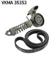 SKF VKMA 35353 Keilrippenriemensatz für OPEL Corsa D Schrägheck (S07) ASTRA J