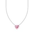 THOMAS SABO Schmuck Damen-Kette mit rosa Herz-Anhänger Silber KE2211-051-9-L45V