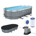 Bestway Swimmingpool Pool Gartenpool Schwimmbad Schwimmbecken Pumpe Set 56710