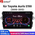 für Toyota AurisE150 2006-2012 Android13 Autoradio GPS Nav SAT BT RDS DAB 32G FM