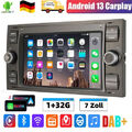 GPS Autoradio Android 13 32G Carplay NAVI Für Ford Focus MK2 Transit MK7 S C-Max