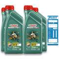 4x 1 Liter Castrol Motorenöl Magnatec DX 5W-30 Motoröl Motorenoel Öl Oil 15C31F