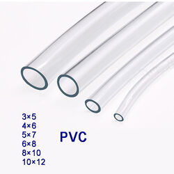 PVC Benzinschlauch Spritschlauch Ölleitung Schlauchleitung Transparent Meterware