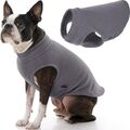 Warm Hundepullover Stretch-Fleece Grau Größe XXL für kleine & große Hunde NEU