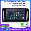 Android 13 Autoradio Für Mercedes R-Class W251 R300 W164 Carplay GPS NAVI DAB+