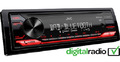 JVC Autoradio Bluetooth 1DIN KD-X282DBT Digital Media Receiver mit DAB+ USB AUX