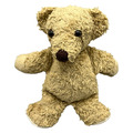 Kallisto Teddybär Bio-Wolle Stofftier Naturmaterialien Plüsch 22cm Braun Beige