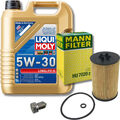 MANN-FILTER ÖLFILTER + 5L LIQUI MOLY 5W30 Longlife III für VW 507.00 VW 504.00