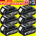 6X Original 12,0Ah Für Makita Akku 18V 6Ah BL1860 BL1850 BL1840 BL1830/Ladegerät