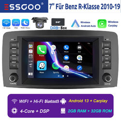 Für Mercedes Benz R-Klasse W251 DAB+ Android 13 Autoradio 2+32GB Carplay KAM GPS