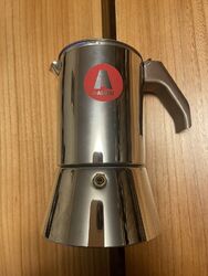 ALESSI Espressokocher 'ARS09/3' - Richard SAPPER - Edelstahl - NEU