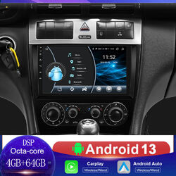 4+64G 4G LTE Android13 Für Mercedes Benz C-Klasse W203 CLK Autoradio GPS NAV DAB