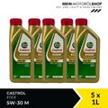 Castrol Edge 5W-30 M BMW Mercedes MB 229.31 229.51 ACEA C3 5x1 Liter = 5 Liter