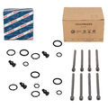 4x BOSCH 1417010996 Dichtungssatz Einspritzdüse + ORIGINAL Schrauben für VAG TDI