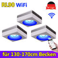 3pcs RL90 WiFi PopBloom meerwasser aquarium beleuchtung led reef volles spektrum